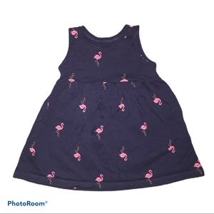 🦩 Old Navy 6-12 month flamingo pattern dress🦩